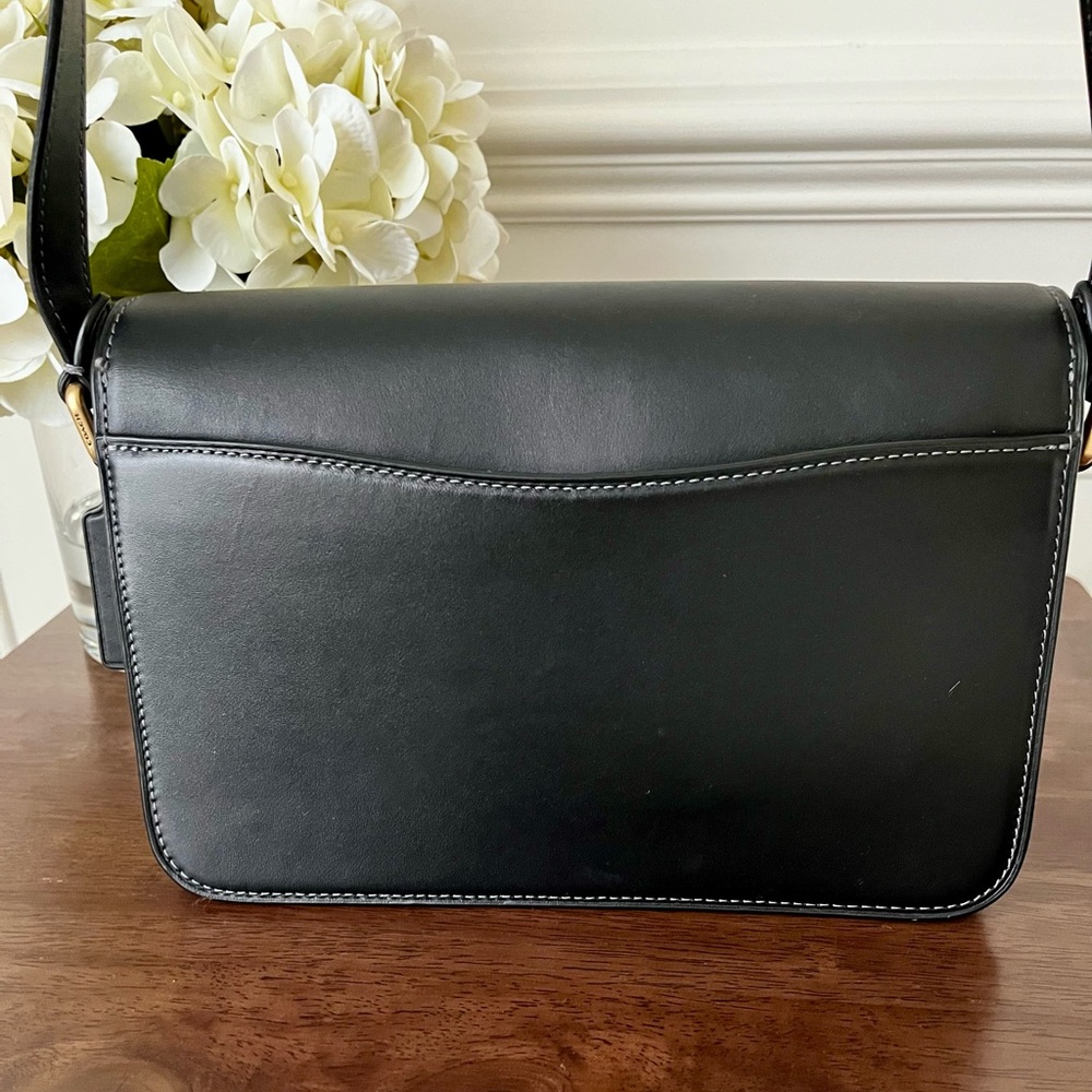 Coach Studio Bag Black Glovetanned Leather EUC soft lining Gold Hardware 🖤 - Picture 5 of 16